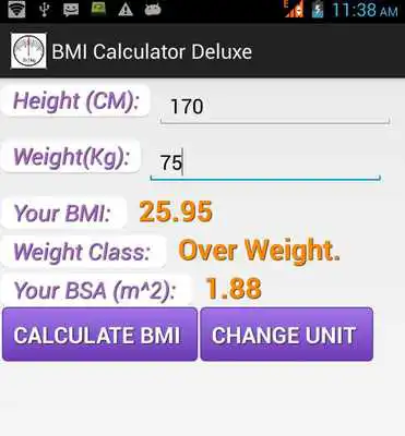 Play BMI Calculator Deluxe