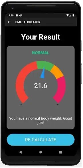 Play BMI Calculator - Health App as an online game BMI Calculator - Health App with UptoPlay