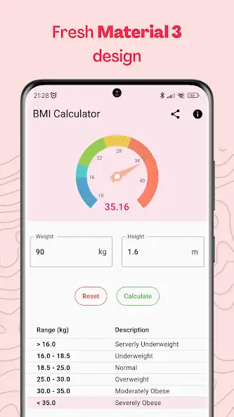 Play BMI Calculator Lite as an online game BMI Calculator Lite with UptoPlay