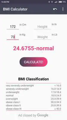 Play BMI calculator one