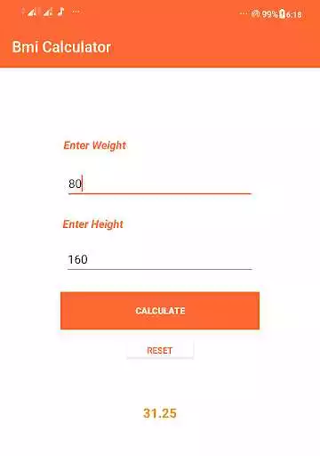 Play BMI Calculator : Orange Tech as an online game BMI Calculator : Orange Tech with UptoPlay