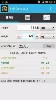 Play BMI Calculator - Track Weight