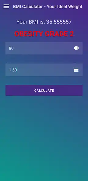 Play BMI Calculator - Your Ideal We as an online game BMI Calculator - Your Ideal We with UptoPlay