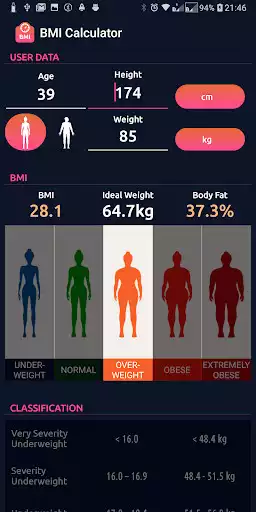 Play BMI  Ideal Weight Calculator as an online game BMI  Ideal Weight Calculator with UptoPlay