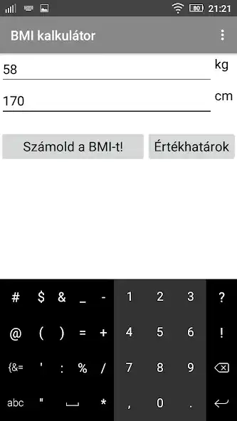 Play BMI-kalkulátor as an online game BMI-kalkulátor with UptoPlay