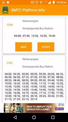 Play BMTC Platform Info