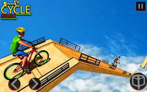Play BMX Bicycle Ramp Stunts - Classic Stunt Master as an online game BMX Bicycle Ramp Stunts - Classic Stunt Master with UptoPlay