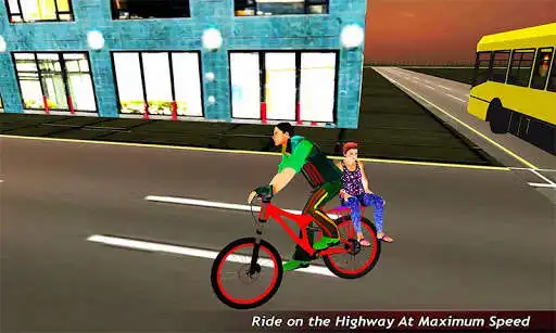 Play BMX Bicycle Taxi Game as an online game BMX Bicycle Taxi Game with UptoPlay