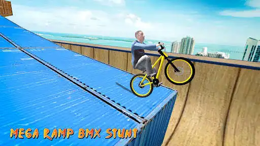 Play BMX Megaramp Stunts as an online game BMX Megaramp Stunts with UptoPlay
