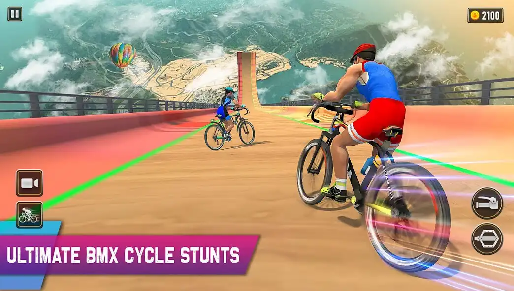 Play BMX Stunt Rider: Cycle Game as an online game BMX Stunt Rider: Cycle Game with UptoPlay