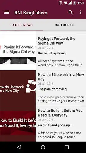 Play BNI Kingfishers News App  and enjoy BNI Kingfishers News App with UptoPlay