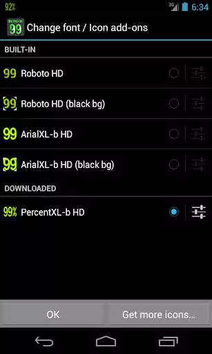 Play APK BN Pro PercentXL-b HD Text  and enjoy BN Pro PercentXL-b HD Text with UptoPlay com.larryvgs.battery.icons.hdpercentxlb