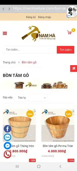 Play Bồn tắm gỗ Nam Hà Store as an online game Bồn tắm gỗ Nam Hà Store with UptoPlay