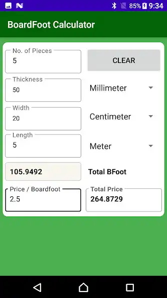 Play Board Foot Calculator  and enjoy Board Foot Calculator with UptoPlay