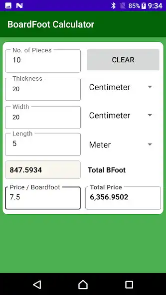 Play Board Foot Calculator as an online game Board Foot Calculator with UptoPlay