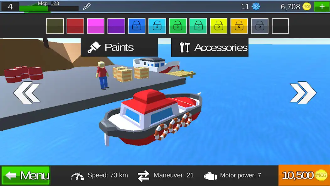 Play Boat driver as an online game Boat driver with UptoPlay