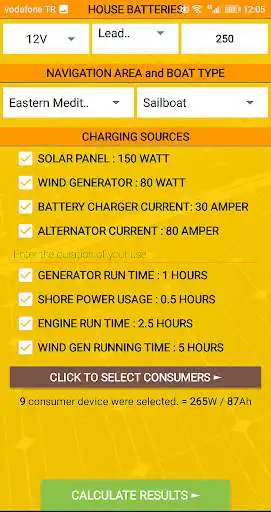 Play Boat Solar Panel Calculator and Battery Analysis as an online game Boat Solar Panel Calculator and Battery Analysis with UptoPlay