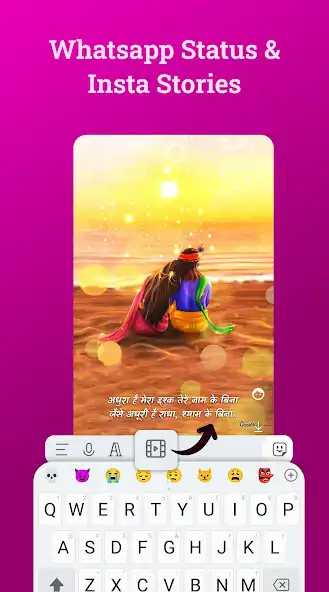 Play Bobble Keyboard: Fonts, Status  and enjoy Bobble Keyboard: Fonts, Status with UptoPlay