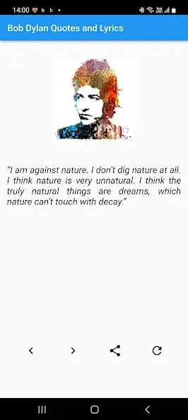 Play Bob Dylan Quotes and Lyrics  and enjoy Bob Dylan Quotes and Lyrics with UptoPlay