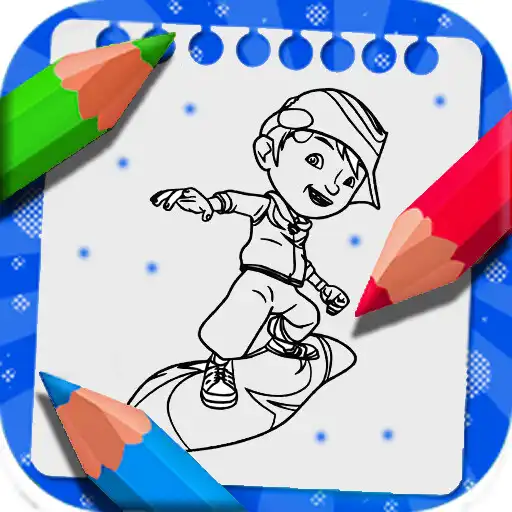 Play Boboi-boy Galaxy coloring book APK