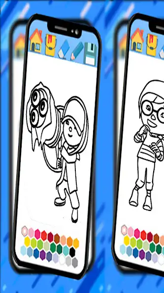 Play Boboi-boy Galaxy coloring book  and enjoy Boboi-boy Galaxy coloring book with UptoPlay