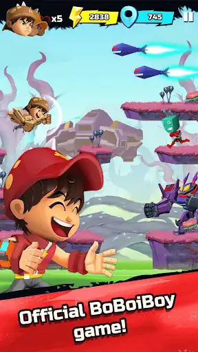 Play BoBoiBoy Galaxy Run: Fight Aliens to Defend Earth!