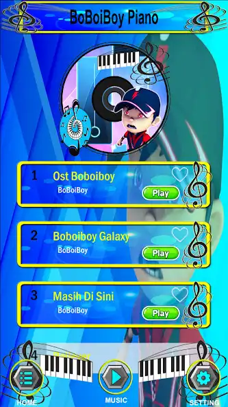Play Boboiboy Piano Song Tiles  and enjoy Boboiboy Piano Song Tiles with UptoPlay