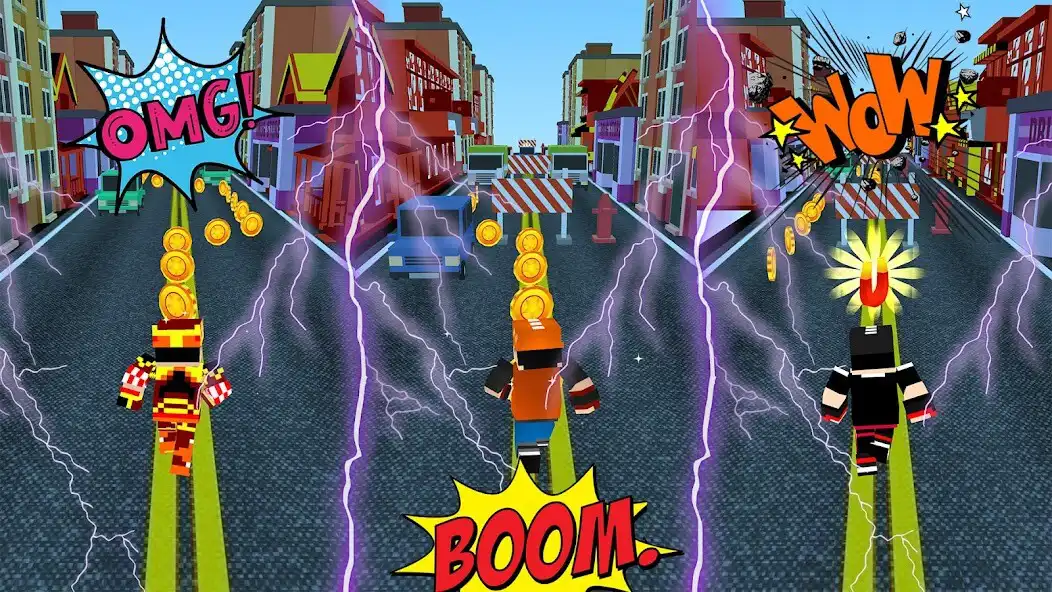 Play Boboiboy Runner Craft Game as an online game Boboiboy Runner Craft Game with UptoPlay