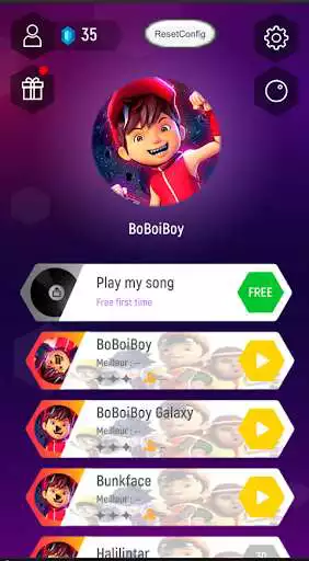 Play Boboiboy Tiles Hop Music Game  and enjoy Boboiboy Tiles Hop Music Game with UptoPlay