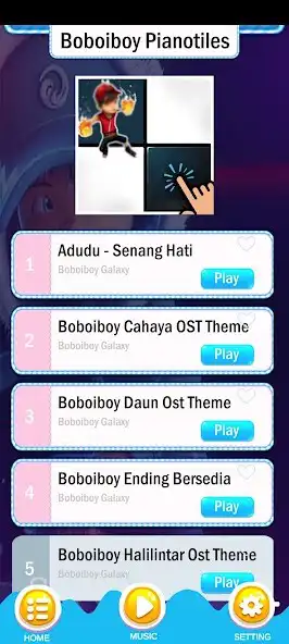 Play Boboi Galaxy Piano Music Game  and enjoy Boboi Galaxy Piano Music Game with UptoPlay