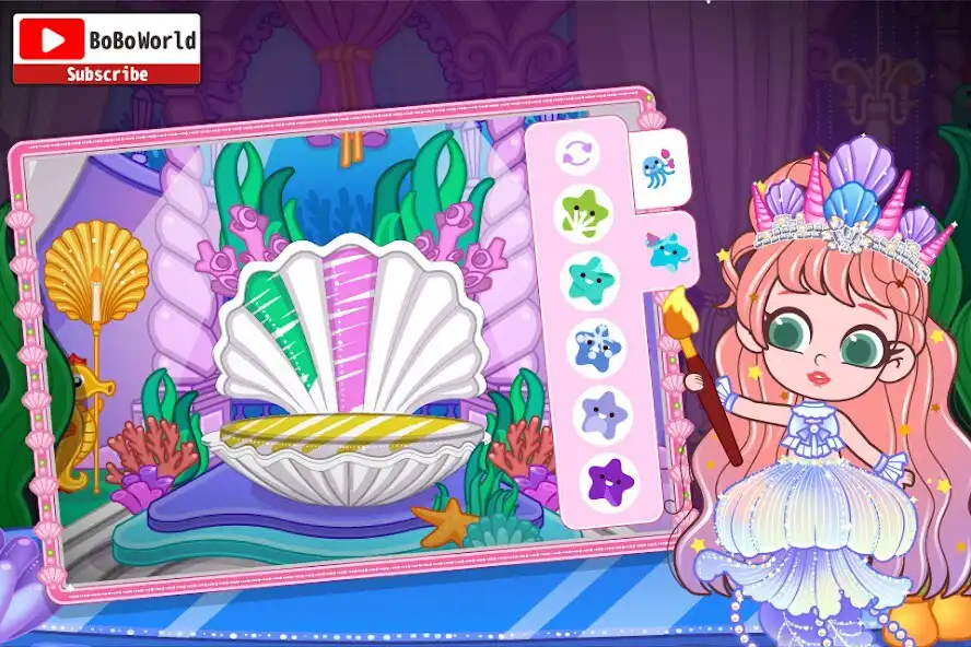 Play BoBo World: The Little Mermaid as an online game BoBo World: The Little Mermaid with UptoPlay
