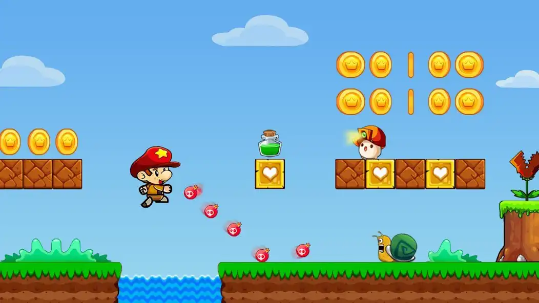 Play Bobs World - Super Run Game  and enjoy Bobs World - Super Run Game with UptoPlay