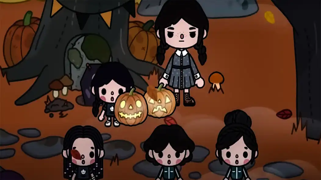 Play BocaBoca Toca Addams Wednesday  and enjoy BocaBoca Toca Addams Wednesday with UptoPlay