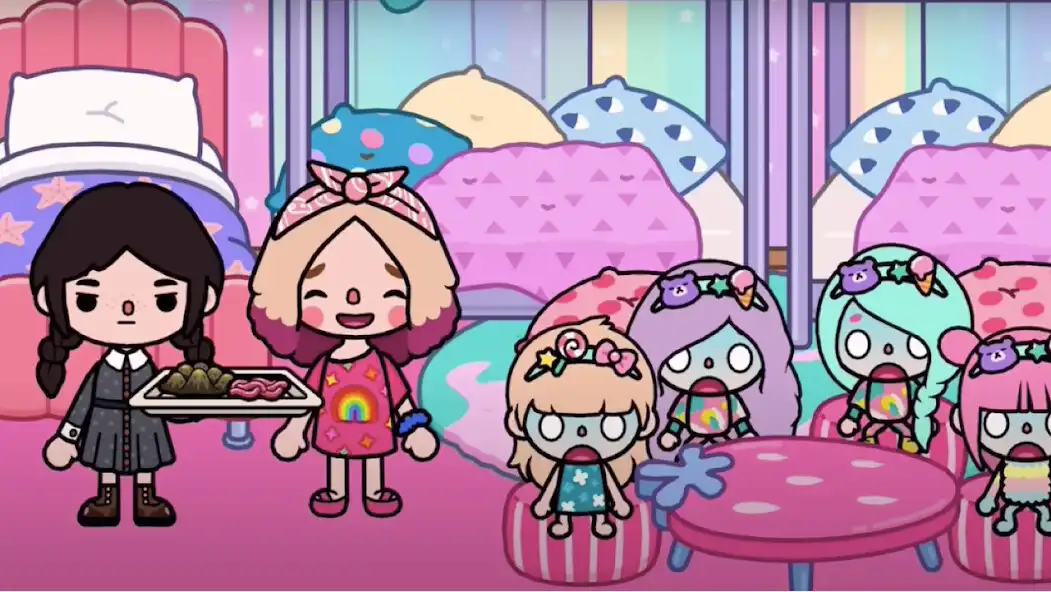 Play BocaBoca Toca Wednesday Addams  and enjoy BocaBoca Toca Wednesday Addams with UptoPlay