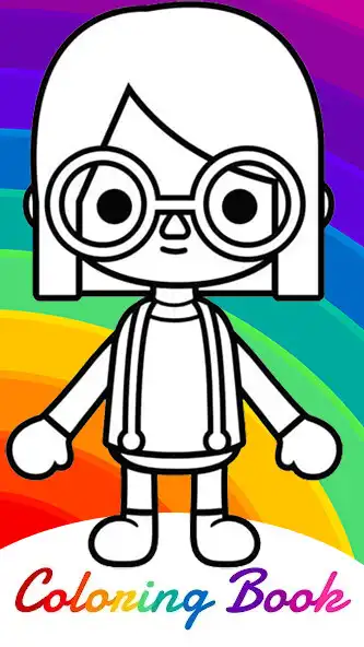 Play Boca Toca Life Coloring book  and enjoy Boca Toca Life Coloring book with UptoPlay