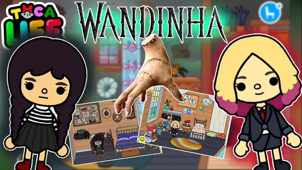 Play Boca  Wednesday Toca Addams  and enjoy Boca  Wednesday Toca Addams with UptoPlay