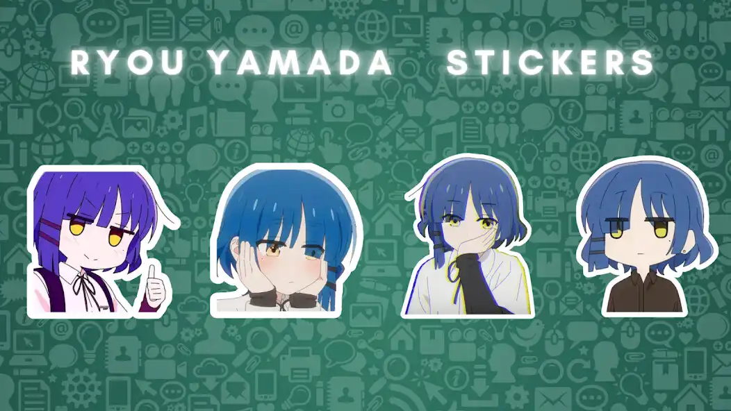 Play Bocchi the rock stickers as an online game Bocchi the rock stickers with UptoPlay