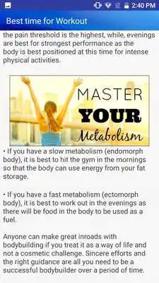 Play Bodybuilding Diet Exercises for men  Women