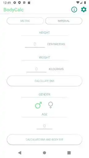 Play BodyCalc - BMI and Body Fat Calculator  and enjoy BodyCalc - BMI and Body Fat Calculator with UptoPlay