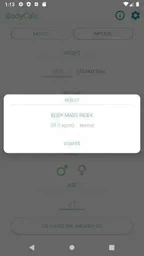 Play BodyCalc - BMI and Body Fat Calculator as an online game BodyCalc - BMI and Body Fat Calculator with UptoPlay