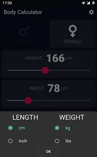 Play Body Calculator as an online game Body Calculator with UptoPlay