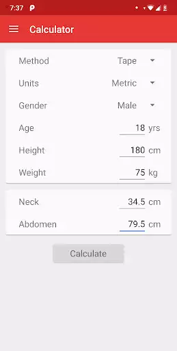 Play Body Fat Calculator