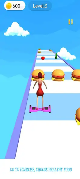 Play Body Girl Runner 3D as an online game Body Girl Runner 3D with UptoPlay