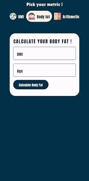 Play Body Percentages  and enjoy Body Percentages with UptoPlay