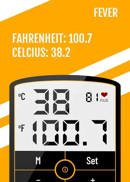 Play Body Thermometer Fever Tracker as an online game Body Thermometer Fever Tracker with UptoPlay