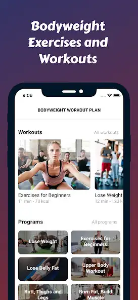 Play Bodyweight Workout Plan - Exercise at Home as an online game Bodyweight Workout Plan - Exercise at Home with UptoPlay