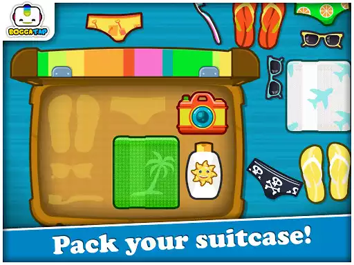 Play Bogga Vacation Lite - Kid Game as an online game Bogga Vacation Lite - Kid Game with UptoPlay