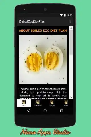 Play Boiled Egg Diet Plan as an online game Boiled Egg Diet Plan with UptoPlay