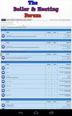 Play Boiler and Heating forums