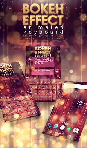 Play Bokeh Effect Animated Keyboard  and enjoy Bokeh Effect Animated Keyboard with UptoPlay